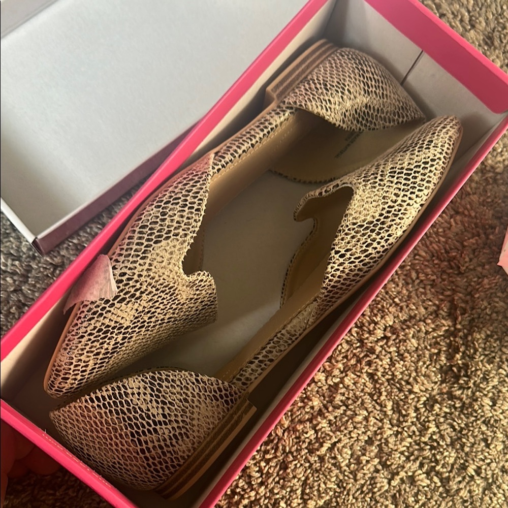 Snakeskin Pattern Women's Flats